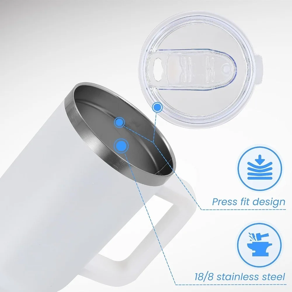 Stainless steel tumbler detail