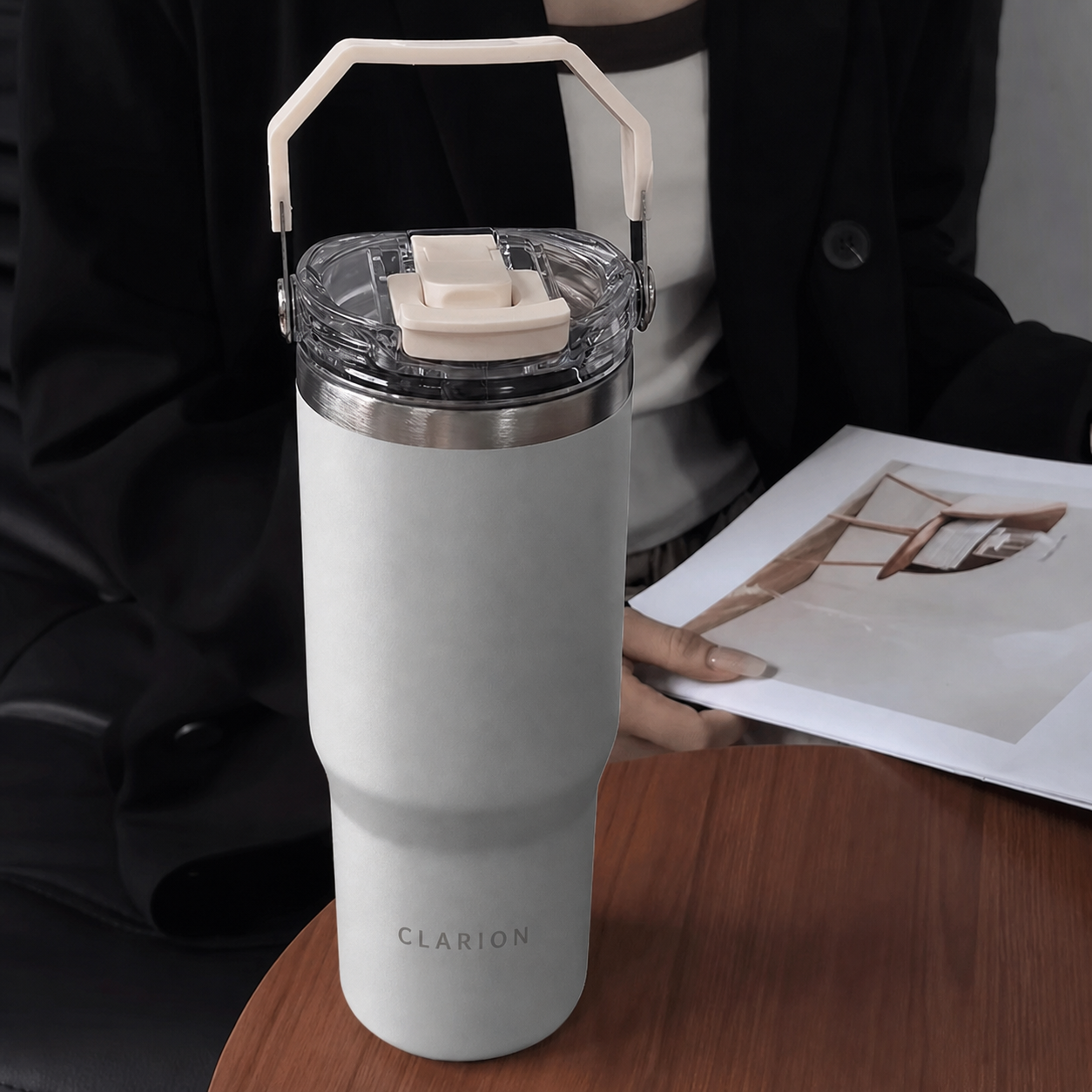 Clarion custom insulated drinkware collection