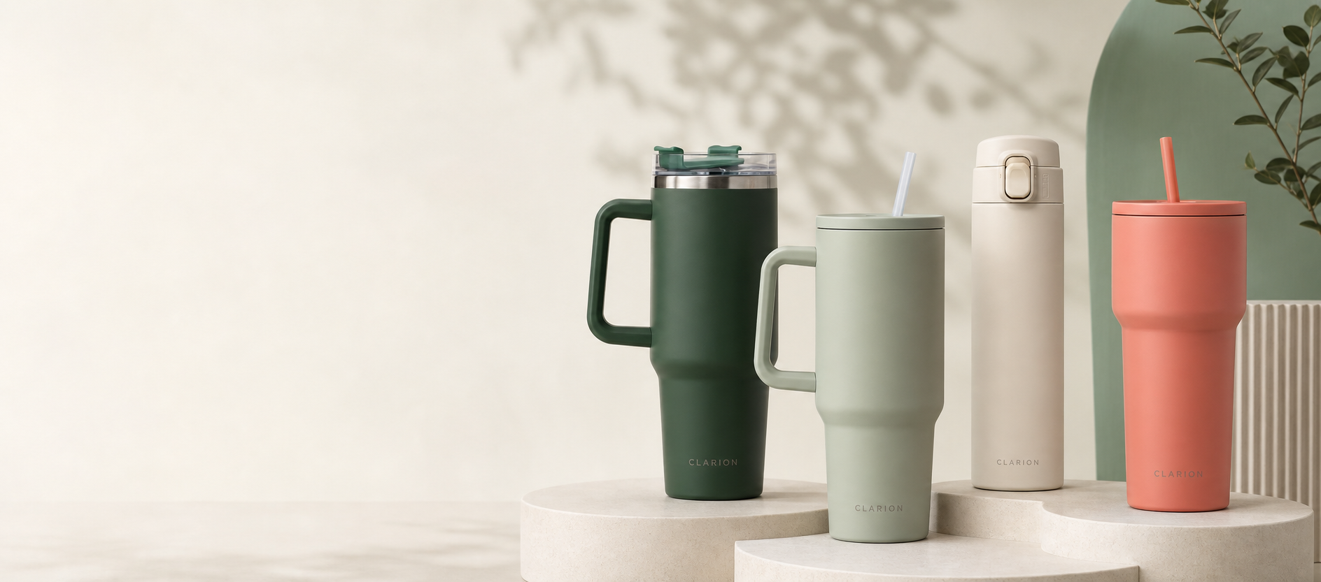 Clarion customized insulated drinkware production directions