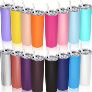 SlimCanvas 20 Vacuum Straw Tumbler image 1