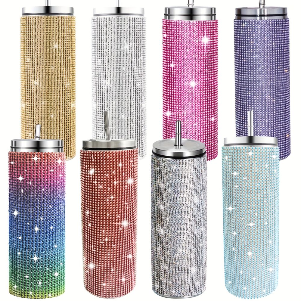 LustreSip 20oz Stainless Straw Car Cup image 1