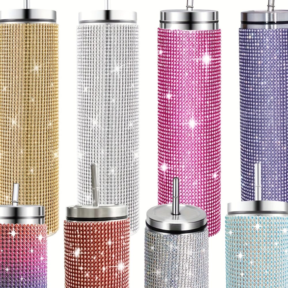LustreSip 20oz Stainless Straw Car Cup image 2