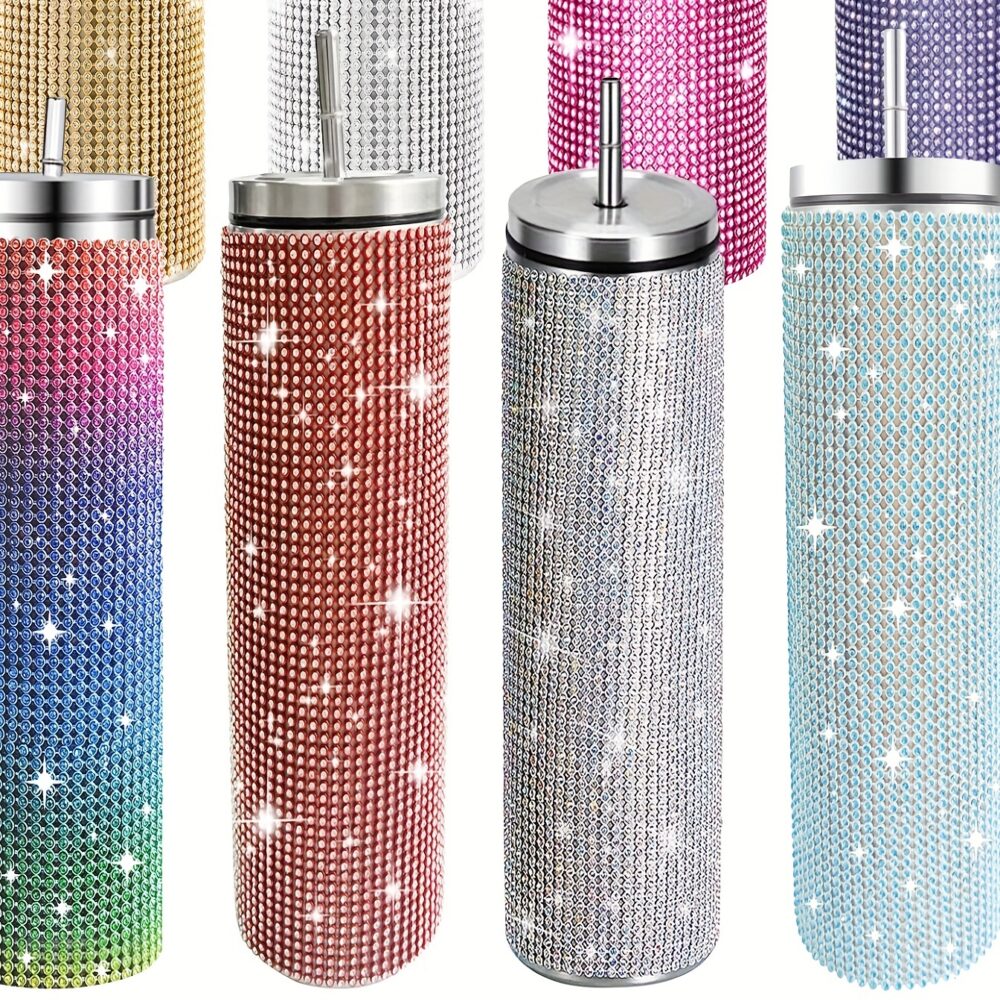 LustreSip 20oz Stainless Straw Car Cup image 3