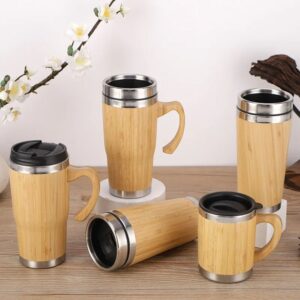 BambooMark 350-450 Personalized Vacuum Mug