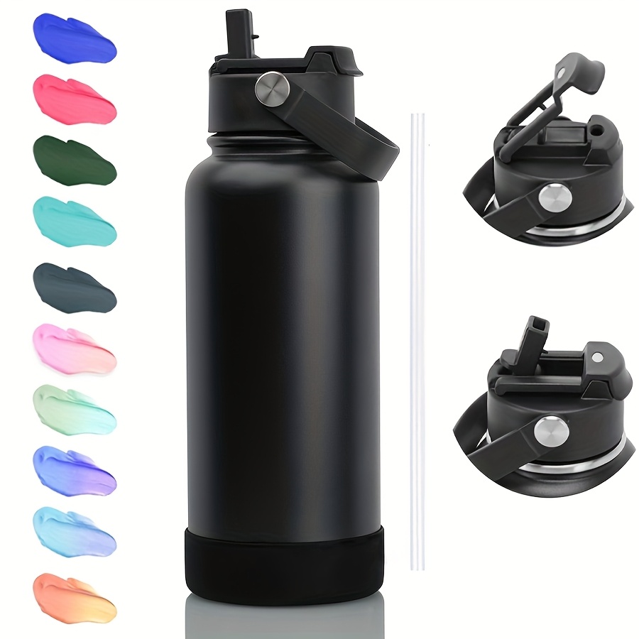 GripSip 600 Silicone Sleeve Straw Bottle