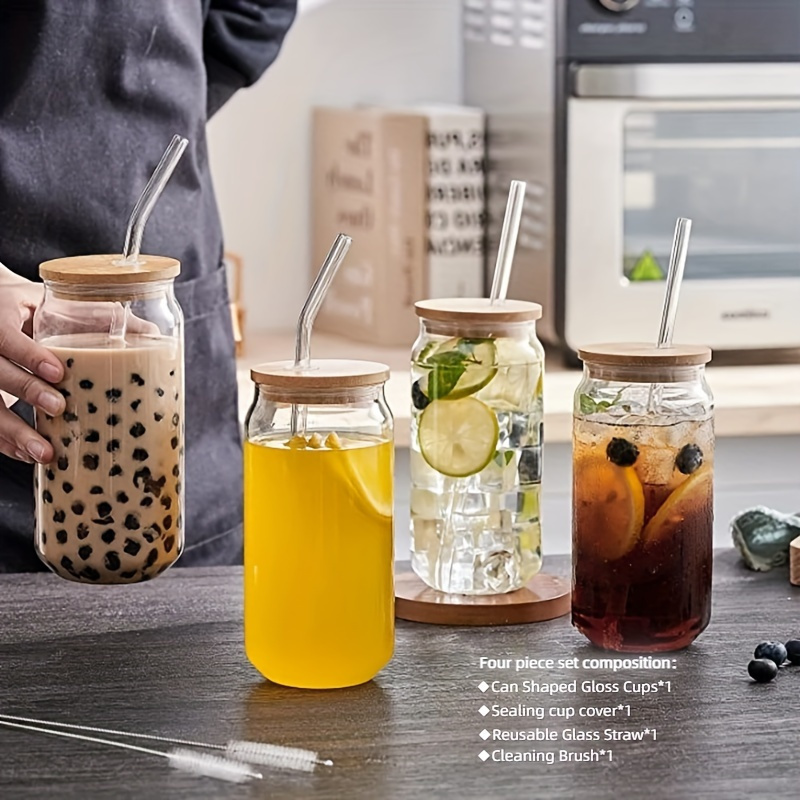 BambooBoba 550 Glass Straw Cup