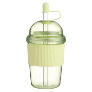 ClearGuard Silicone Sleeve Straw Tumbler