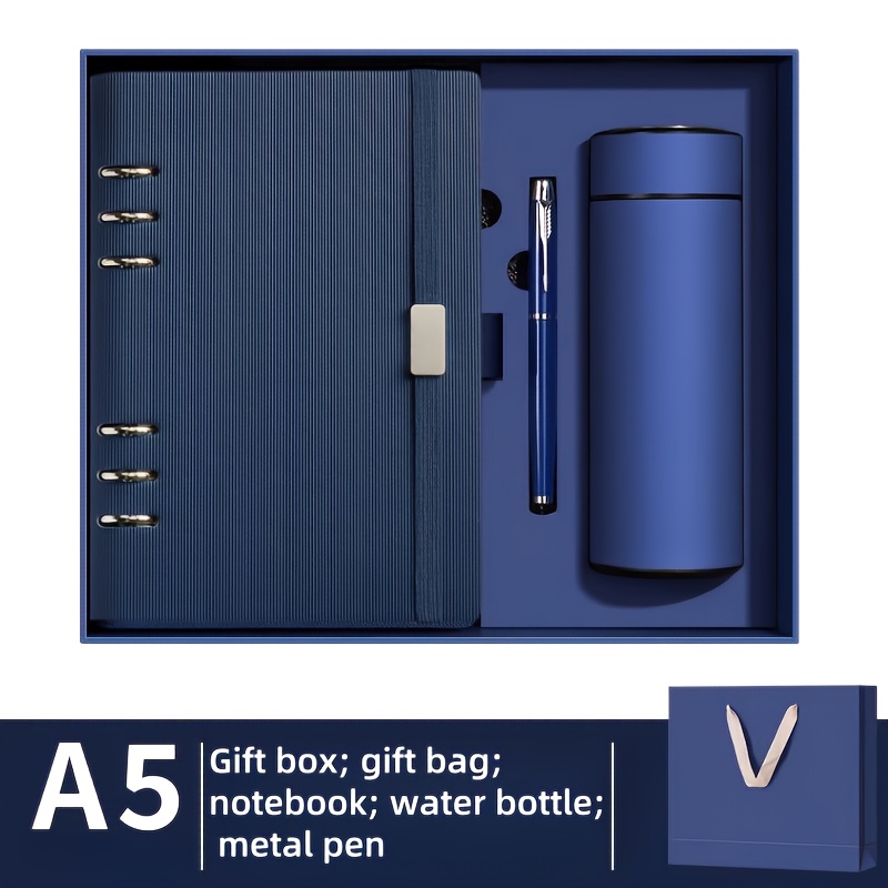 NoteSip Custom Notebook and Bottle Gift Set