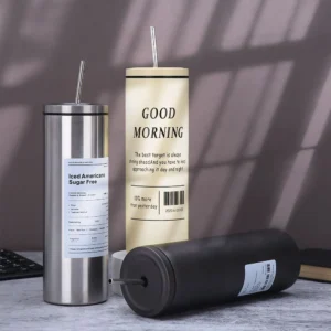 IceBrew 601-700ml Stainless Straw Coffee Cup