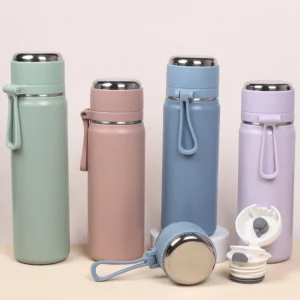 OutdoorGrip 500/600ml SUS316 Handle Bottle