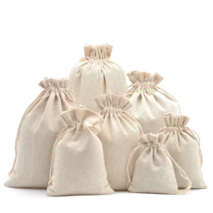 PurePouch 10-Piece Cotton Drawstring Gift Bag Set - view 1