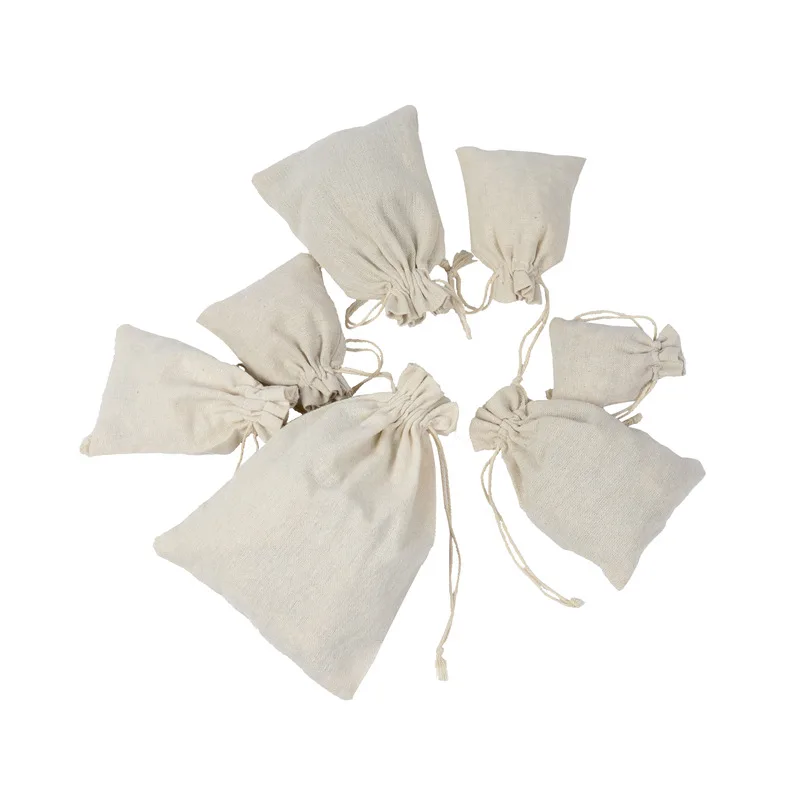 PurePouch 10-Piece Cotton Drawstring Gift Bag Set - view 2