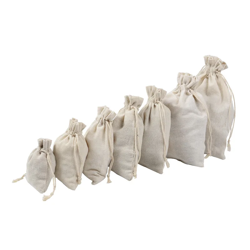 PurePouch 10-Piece Cotton Drawstring Gift Bag Set - view 5