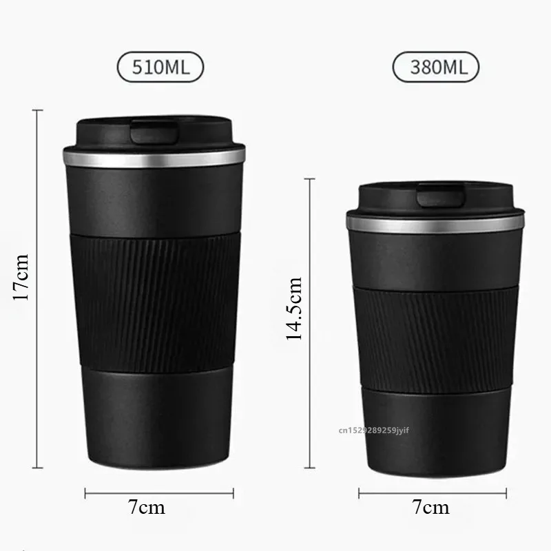 RoadSeal 380/510ml Leakproof Thermal Coffee Mug