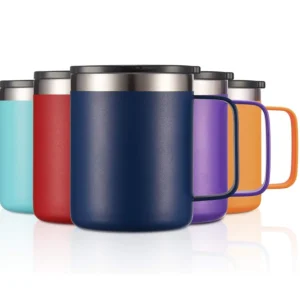 SlideBrew 12oz Handle Vacuum Mug image 1