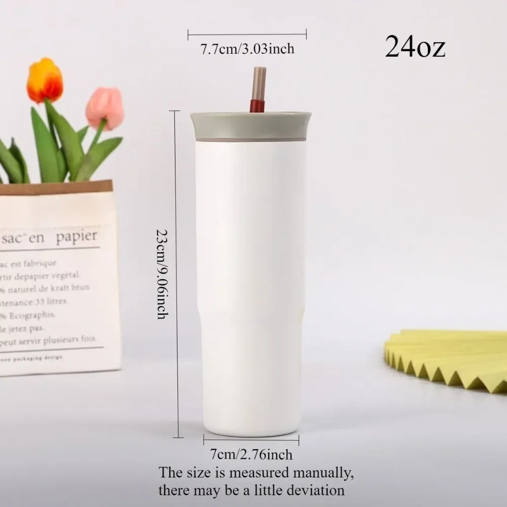 PureSip 24oz Straw Travel Tumbler image 5