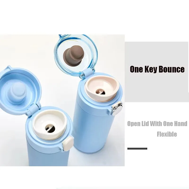 SnapSip 420ml Bounce-Lid Vacuum Bottle - view 3