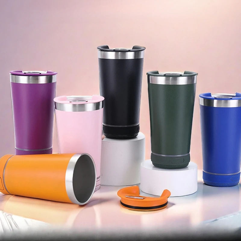 SoundSip 16oz Bluetooth Speaker Tumbler - view 1