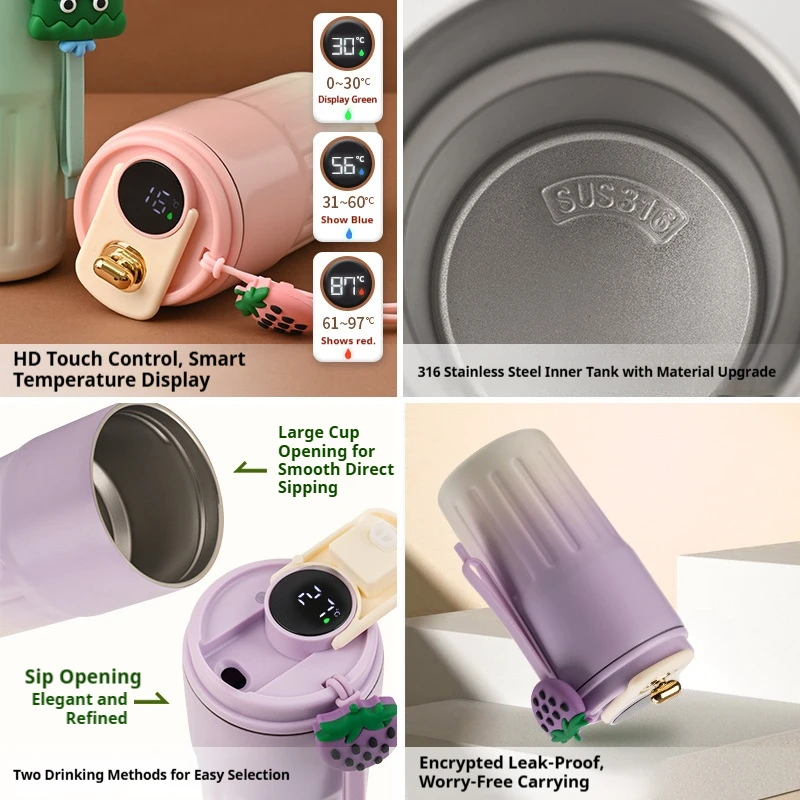 TempCharm 450ml Smart Display Bottle - view 3