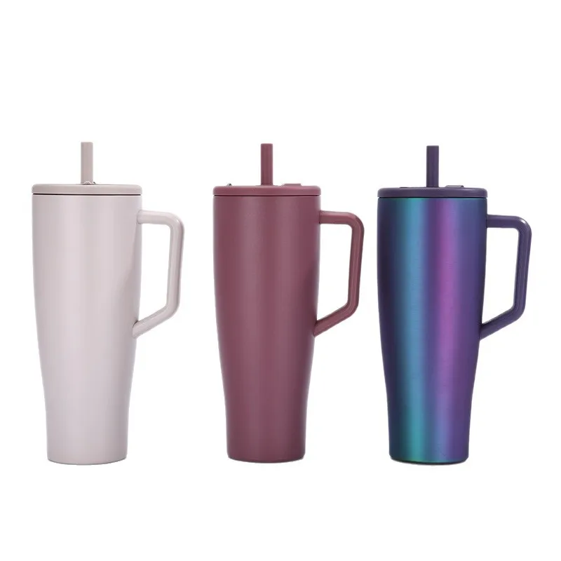 WaistGrip 40oz Handle Straw Car Tumbler